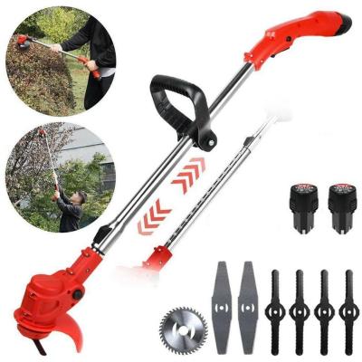 China Mini Weed Whacker Grass Trimmer Anti-Skid Powerful Battery Lawn Mower with 12V 24Ah and Cordless Brushless Motor for sale