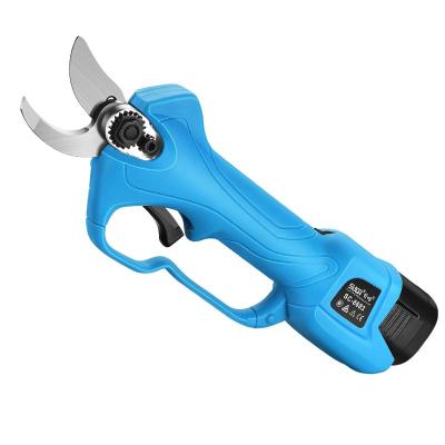 China Professional Electric Anti-Slip Handle Cordless Tree and Fruit Picking Power Compact Garden Handle Hedge Anti-Slip Shears for sale