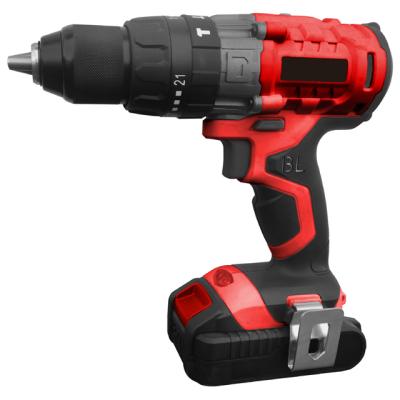 China Drill Impact 20V 2000mAh The Same Battery 13mm Metal Chuck 60 N.M Cordless Hammer Force Keyless Drill Brushless Tool for sale