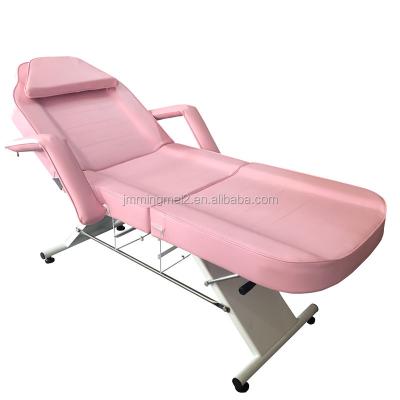 China Modern popular folding beauty bed for salons beauty salon adjustable chair bed tattoo facial chair for sale