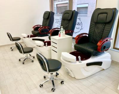 China Luxury Nail Salon Pedicure Foot Spa Chair Manicure Pedicure Chair Foot Spa Massager Sofa Chair for sale