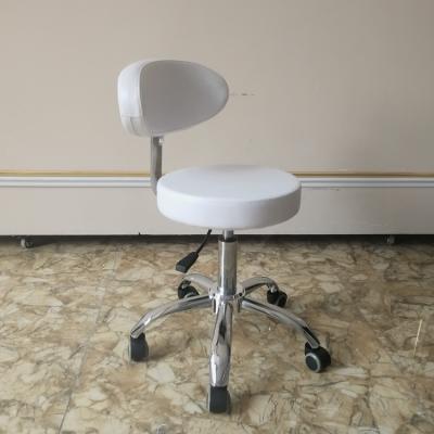 China Modern Adjustable Head Beauty Salon Stool With Backrest Barber Shop Chair for sale