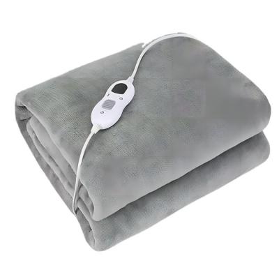 China PORTABLE Double-sided flannel Extra Soft Electric  Heated  Blanket machine washable for sale