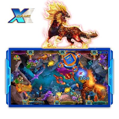 China Metal + Acrylic / Customize Online Internet Game Software Arcade Table Xgame Fish Shooting High Standing Game Fishing Game for sale