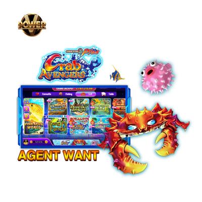 China Metal + Acrylic / Customize Fun Fish Game App Vpower Fish Hunter Game Arcade Skill Game Online Software for sale