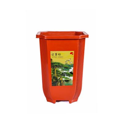 China Large Price Transitional Colorful Planter Large Plastic Flower Pots For Garden Plants Pot for sale