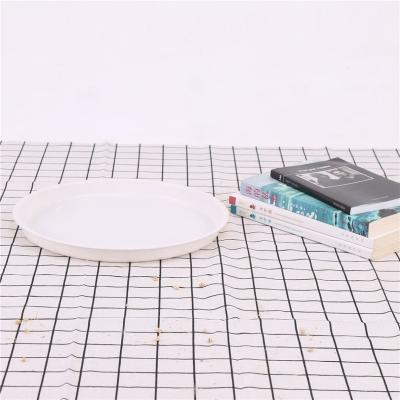 China Factory Price Plastic Plant Transitional Shallow Flowing Saucer Tray For Plants for sale