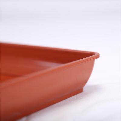 China Transitional Square Saucer in Tray Plastic Nursery Planter Flower Pot Pots for Plant for sale