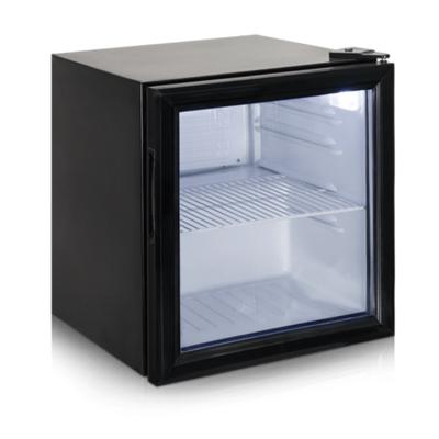 China 52L Single-temperature Refrigerated Beverage / Food Display Cabinet Cooling Refrigerator for sale