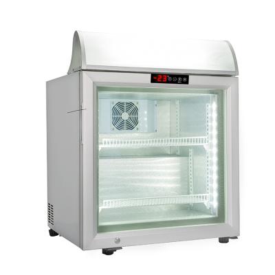 China Double-temperature vertical ice cream display cabinet freezer display cabinet freezer display freezer for sale