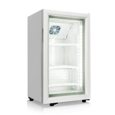 China 70L Single-temperature Ice Cream Freezer Showcase Refrigerator for sale