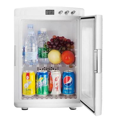 China Beverage Refrigeration Display Cabinet 24V Automotive Refrigerator Cosmetics Storage XI W 345 x H 430 x D 485 mm for sale