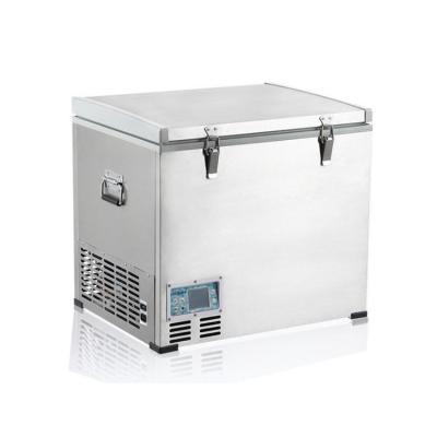 China 12V / 60L Automobile Fridge Compressor 24V Electric Cooler 650*490*562mm Camping Portable Mini Fridge Box for sale