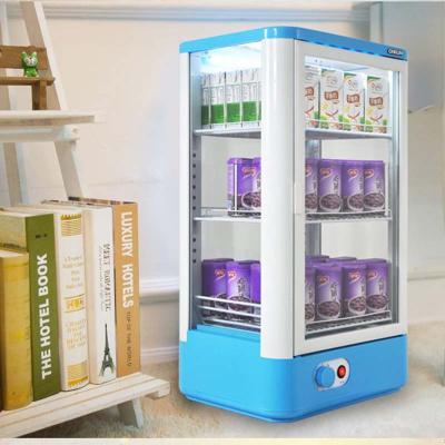 China Plastic ABS + Tempered Glass Milk Beverage Warmer Showcase for sale