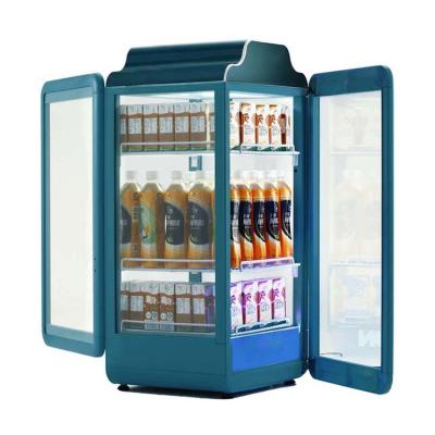 China ABS Plastic + Tempered Glass Milk/Coffee/Beverage/Food Heat Insulation Display Cabinet for sale