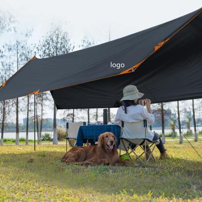 China Portable Tent High Quality Heavy Duty Waterproof Outdoor Foldable Extra Large Pop Canopy Sun Hammock Rain Fly Tarp 210T for sale