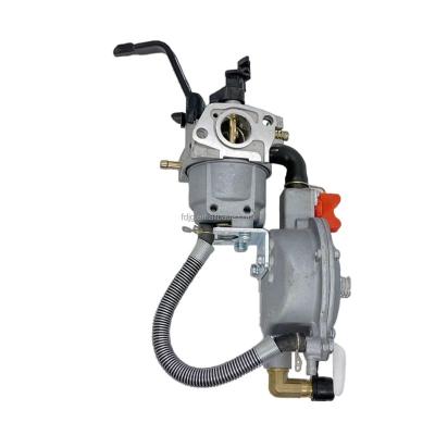 China sarts 168 Fuel Carburator Aluminum Alloy LPG CNG 168 Double-Fuel Carburetor Fit GX160 168F GX200 170F Generator Spare Part Manuals for sale