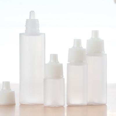 China Soft Touch 5ml Empty 10ml 15ml 20ml 150ML Round Shoulder Flat PE Plastic Squeezable Dropper Bottle Eye Drop Bottles Makeup Bottle for sale