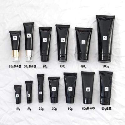 China Cosmetic Tube 10ml15ml 100 120ml Black Opaque UV Resistant Cosmetic With Screw Or Detachable Poly Gel And Nail Glue Flip Top Lid For Acrylic for sale