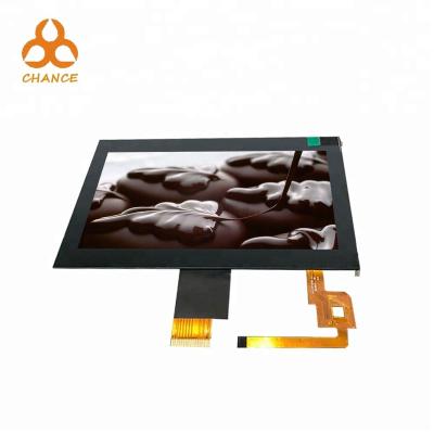 China 7 inch touch screen 1024*600 MIPI LVDS interface 400nits IPS tft lcd screen with 7 inch pct for sale