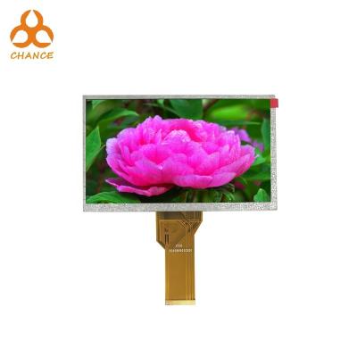 China 7 inch 800*480 resolution RGB TTL interface 6 o'clock 7 inch LCD display for sale