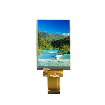 China Small size 3.5 inch tft lcd touch display 320*480 resolution lcd with pct interface resistive touch screen lcd 3.5 RGB for sale