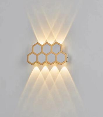 China Waterproof/HOT 2022 Through The RGB Wall Light Hot Sale LED Wall Lamp Outdoor Led Decorative Wall Lamp Arc Shape for sale