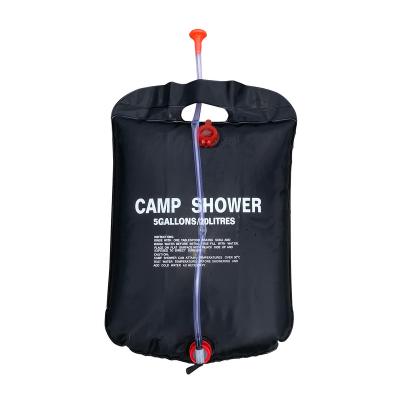 China Hot Selling 20l Solar Heating Outdoor Portable Camping Hot Water Shower Bag Eco-friendly For Beach Swimming Camping Traveling Hiking for sale