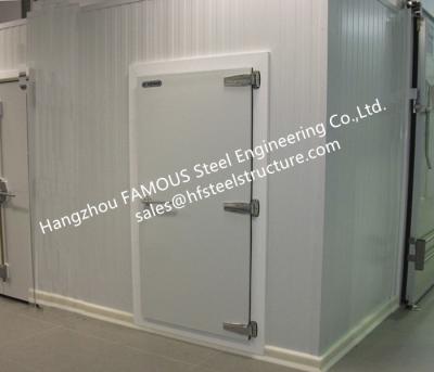 China Polyurethane Core Side Hinged Coldroom Doors Double Swinging Insulation Doors Hinges for sale