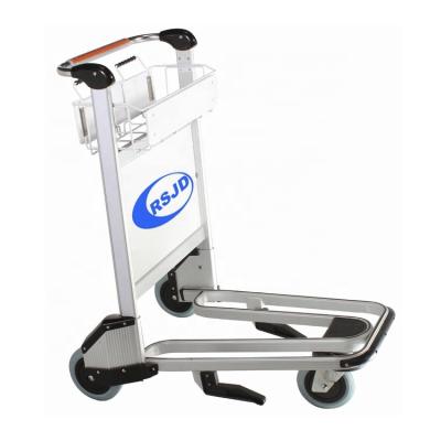 China Tools Airport Station Aluminum Alloy Passenger Baggage Luggage Trolley For Airport for sale