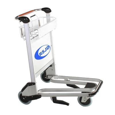 China Unfolding 3 Wheel Airport Luggage Trolley Waist Trolley At Airport for sale