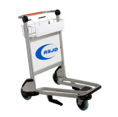 China Unfolding Airport Passenger Luggage Hand Trolley With Brakes for sale