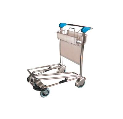 China Tools Airport Service Airline Stainless Steel Baggage Luggage Trolley for sale