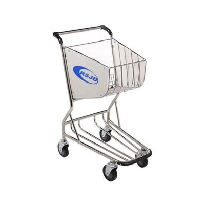 China 4 Wheel Airport Trolley Duty Free Shopping Airside Airport Shopping Trolley For Shopping for sale