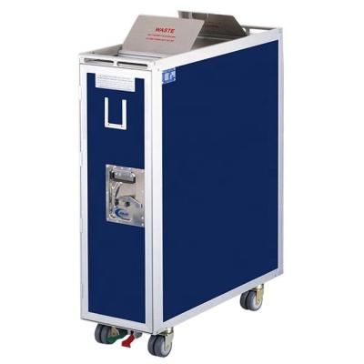 China Normal Airline Aircraft Airline Storage Garbage Garbage Garbage Inflight msw Dirty Garbage Cart Trolley for sale