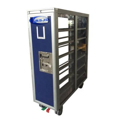 China Aluminum Inflight Storage Aircraft Beverage Cart for sale