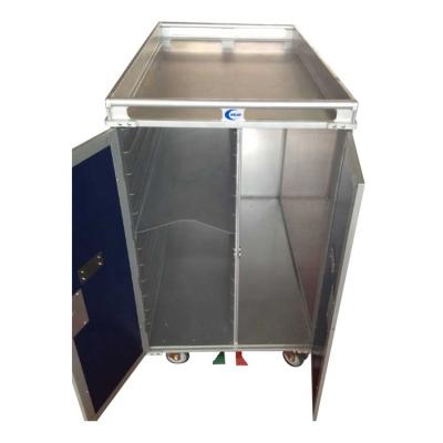 China Aluminum Storage Airport Bus Station Train Station Coffee Cart Trolley for sale