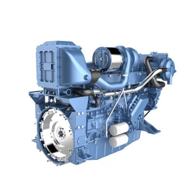 China Hot Selling Water Cooled Marine Engine Assembly Diesel Engine Assy For WEICHAI WP13 WP13C450-18 for sale