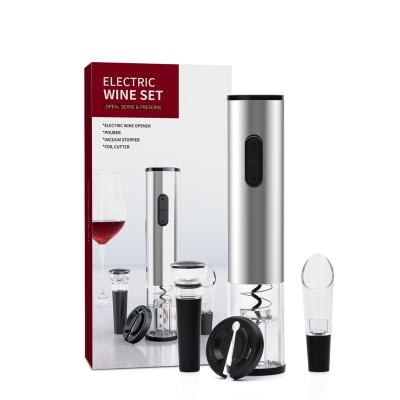 China Wine Bottle Opener Automatic Electric Wine Opener Set Red Wine Electric Bottle Opener EGS-KB1-601901A for sale