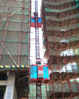 China hotel construction hoists sc100 sc200 mini building lift crane for sale