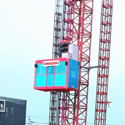 China Building Material Shops Construction Hoist Racks Building Elevator Price Elevator for sale