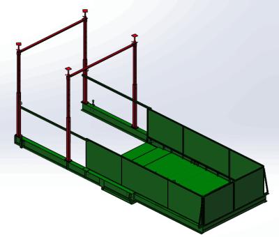 China Modern retractable construction material loading platform for sale