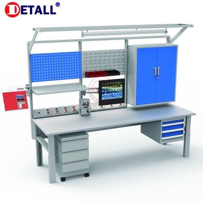 China Desk Detall Lab Woodworkers Metal Workshop Bench for sale