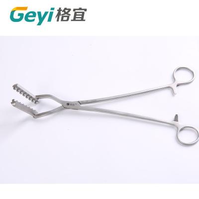 China Reusable General Surgery Laparoscopy 8 Teeth Pinch Stitching Forceps for sale