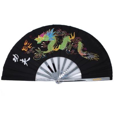 China Metal metal tai chi kung fu hand fan for sale