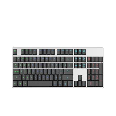 China Anti-ghosting laptop keyboard 104 keys RGB waterproof mechanical gaming keyboard with multimedia function keys for sale