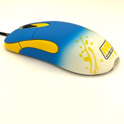 China new feel 3D ergonomic mouse pinpoint computer IO1.1 multiple adjustable DPI PAW3327 wired gamer gaming mouse for sale