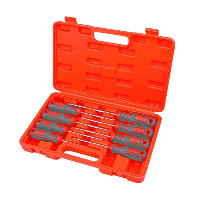 China Plastic T-SCREWDRIVER 8-PIECE SLIM ASSEMBLY SET for sale