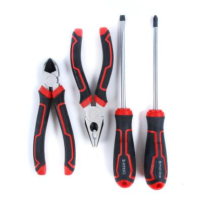 China Multifunctional 4 In Germany Type 1 PH2 SL6 Multi Magnetic Screwdriver And 6 Inch Diagonal Combination Pliers Tool Kit for sale