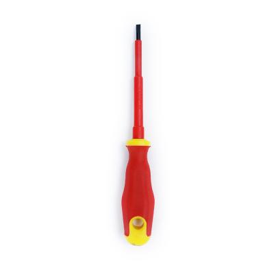 China High Quality Screwdriver VDE Insulated DIY Tool Insulated SL6.5x150mm Electric Red and Yellow Screwdriver for sale